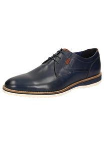 Sioux, Herren Schnürschuh 'Quintero-700', Dunkelblau / Cognac