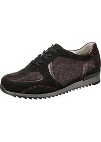 Waldläufer WALDLÄUFER, Damen Schnürschuhe, Rotviolett / Schwarz
