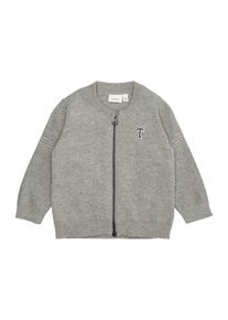 name it, Cardigan 'NBMNARS LS KNIT CARD', Graumeliert