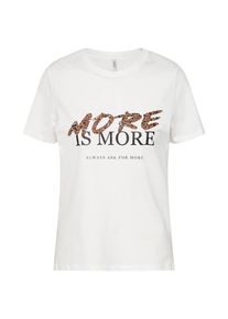 Only, Damen Shirt 'S/S BOX TOP JRS', Wei&szlig;