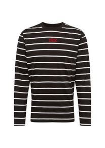 Iriedaily, Herren Sweatshirt 'Lone Stripe LS', Schwarz / Weiß