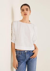 Mango, Damen Bluse 'Ricotta-h', Weiß