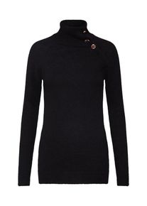 Liu Jo JEANS, Damen Pullover 'MAGLIA CHIUSA DOLCEVITA M/L', Schwarz