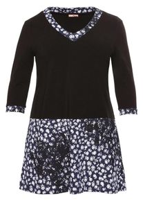 Joe Browns, Damen Longshirt, Marine / Schwarz / Wei&szlig;
