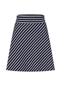 Esprit, Damen Rock, Navy / Weiß