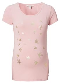 Esprit Maternity, Damen T-shirt, Gold / Hellpink