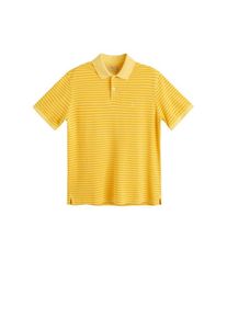 Mango Man, Herren Poloshirt 'Rembes', Senf / Limone