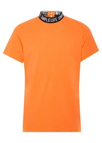 name it, M&auml;dchen Einfarbiger Rollkragenpullover, Orange