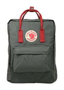 Fj&auml;llr&auml;ven Fj&auml;llr&auml;ven, Damen Rucksack 'K&aring;nken', Grasgr&uuml;n / Rot / Wei&szlig;