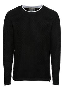 Key Largo, Herren Pullover 'MST DAKOTA round', Schwarz