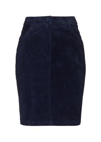 EDITED, Damen Wildlederrock 'Tila', Navy