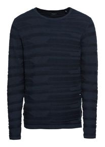 Funky Buddha, Herren Pullover 'KNITWEAR', Dunkelblau