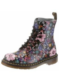 Dr. Martens, Damen Schn&uuml;rboots 'Pascal WL', Blau / Gelb / Rosa / Rot / Schwarz