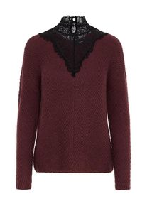 V&eacute;ro Moda VERO MODA, Damen Strickpullover, Weinrot / Schwarz