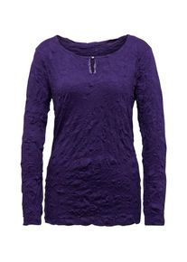 Tom Tailor, Damen Langarmshirt, Dunkellila