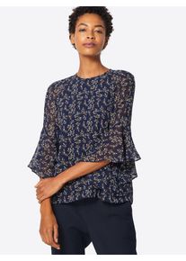 Sisters Point, Damen Bluse, Navy / Braun / Weiß