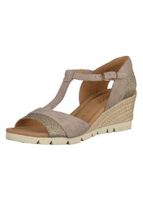 Gabor, Damen Sandalen, Beige / Gold / Taupe