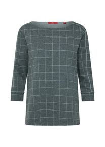 s.Oliver RED LABEL, Damen Shirt, Dunkelgrau / Weiß