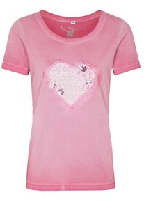 Spieth & Wensky SPIETH & WENSKY, Damen T-Shirt 'Hilja', Pink