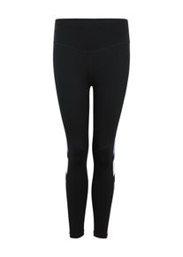 GAP, Damen Sporthose 'HW BO MULTI COLORBLOCK LEGGING', Lila / Schwarz / Weiß
