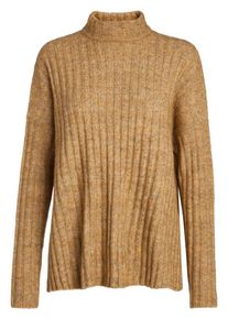 Pieces, Damen Pullover, Goldgelb