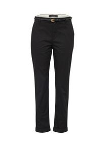 Scotch & Soda SCOTCH & SODA, Damen Hose 'Clean chino sold with a belt', Schwarz