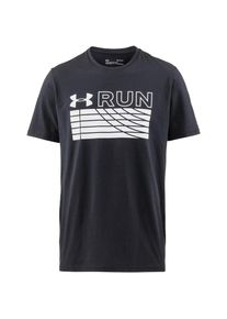 Under Armour, Herren Laufshirt 'Track', Schwarz