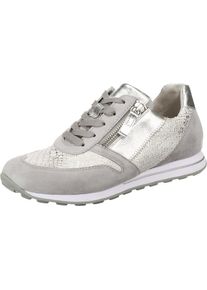 Gabor, Damen Sneakers Low, Grau / Silber