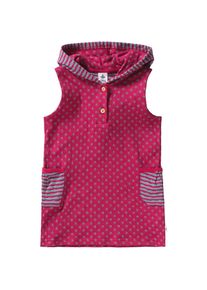 Leela Cotton, Mädchen Kleid, Grau / Pink