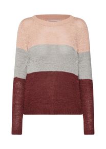 Only, Damen Strickpullover 'GEENA', Rosa / Bordeaux / Silber