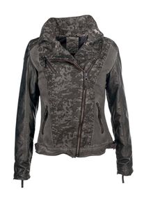 Maze, Damen Jacke 'Kobe', Basaltgrau / Schwarz