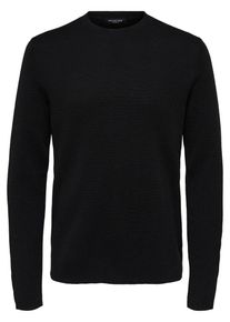 Selected Homme, Herren Strickpullover, Schwarz