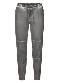 sheego Casual, Damen Sweathose, Dunkelgrau