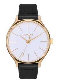 Nixon, Damen Armbanduhr 'Clique', Gold / Schwarz / Weiß