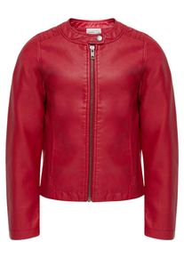 name it, Mädchen 'nitwibe' Kunstleder Jacke, Rot