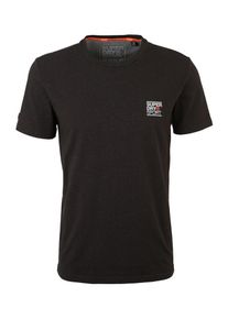 Superdry, Herren Sportshirt 'CORE SIGN OFF', Schwarz
