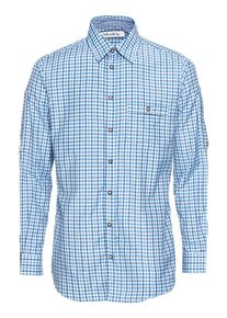 MONDKINI, Herren Hemd 'Lukas', Blau / Hellblau