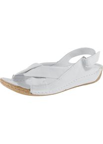 Andrea Conti, Damen Sandalen, Weiß