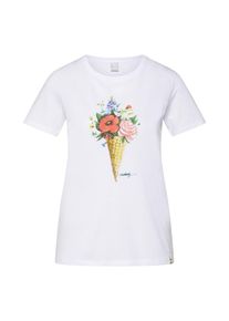 Iriedaily, Damen Shirt 'Bluwaffel', Wei&szlig;