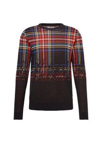 Jack & Jones JACK & JONES, Herren Pullover 'JORTATE KNIT CREW NECK', Blau / Rot