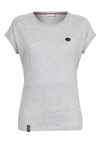 Naketano, Damen Shirt 'Rose von Jericho', Graumeliert