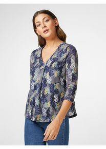 White Stuff, Damen Blusentunika, Blau / Grau