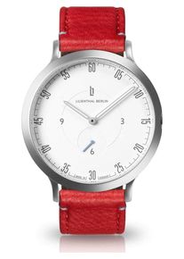 Lilienthal Berlin, Damen Uhr, Rot / Silber / Weiß