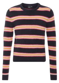 name it, M&auml;dchen Strickpullover, Navy / Apricot / Altrosa