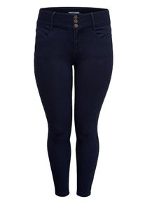 Only Carmakoma, Damen Jeans 'Curvy Anna', Ultramarinblau