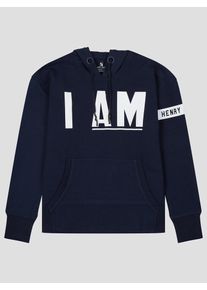H.I.S. HIS JEANS, Damen Hoodie, Navy / Weiß