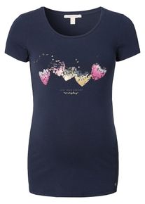 Esprit Maternity, Damen T-shirt, Nachtblau / Gold / Pink