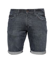 Q/S Designed By, Herren Denim-Bermuda 'John Loose', Dunkelgrau