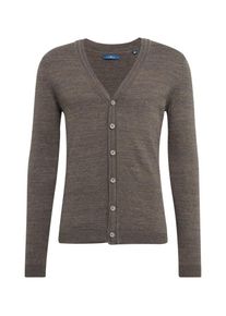 Tom Tailor, Herren Cardigan, Braunmeliert