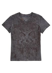 Kr&uuml;ger Buam Kr&uuml;ger Buam, Herren Trachtenshirt, Dunkelgrau